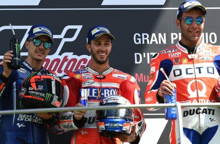 Dovizioso gana el Gran Premio de Italia de Moto GP por delante de Viñales