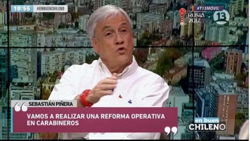 Sebastián Piñera cuenta cuáles serían sus primeras medidas a implementar en posible gobierno