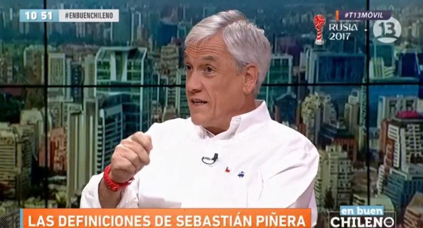 Piñera por espionaje en la Sofofa: "Tiene que ver con relaciones de pareja"