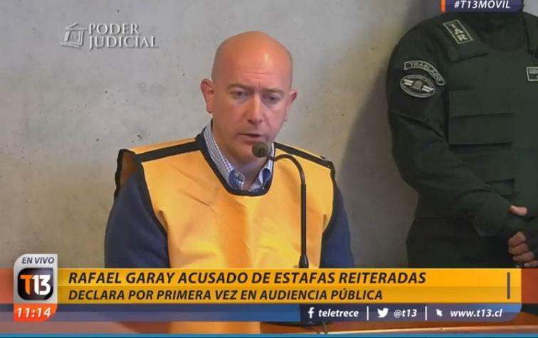 Garay pone a disposición de las víctimas todos sus bienes y asegura: "destruí toda mi vida"