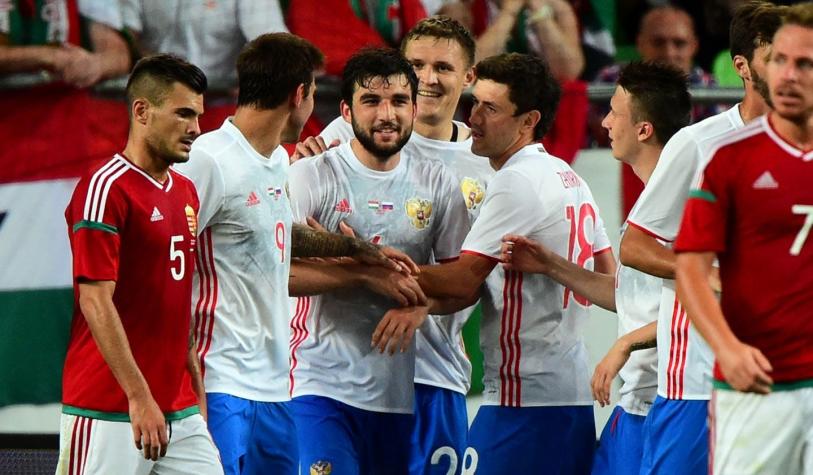 Rusia vence a Hungría en Budapest en la antesala de la Copa Confederaciones