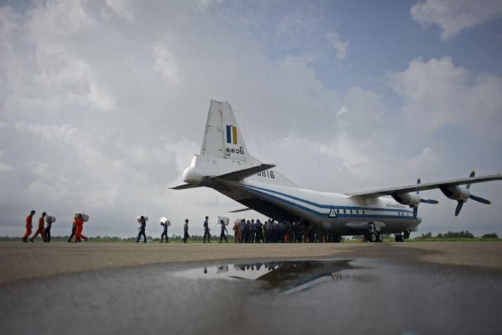 Myanmar: hallan restos del avión siniestrado