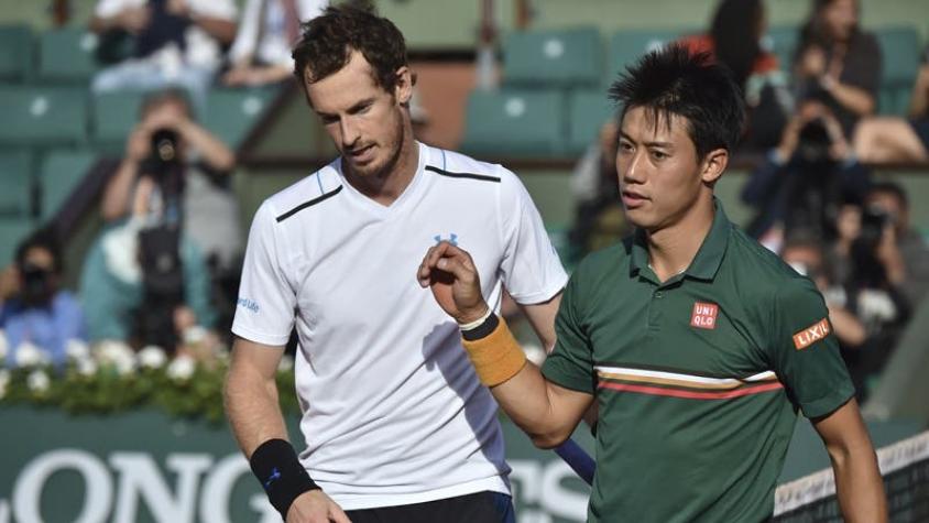 Murray remonta ante Nishikori y chocará con Wawrinka en semis de Roland Garros