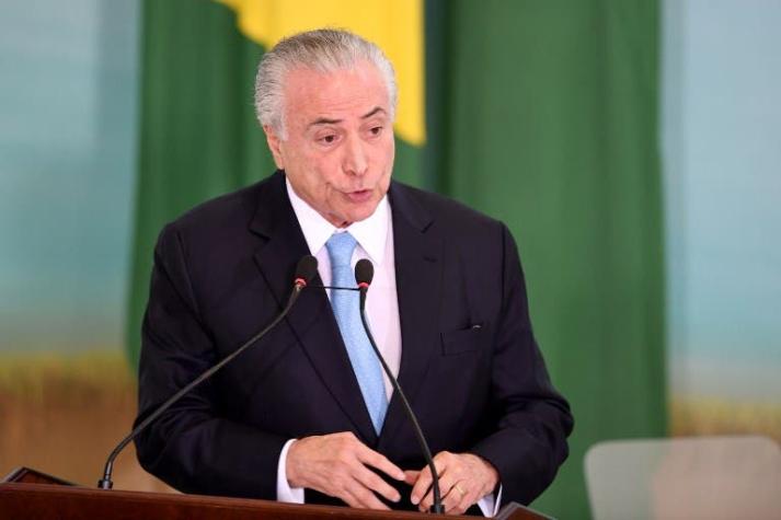 Principal aliado del gobierno brasileño confirma apoyo a Temer