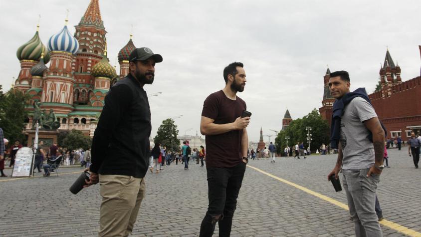 [VIDEO] Copa Confederaciones: "La Roja" salió de paseo en Moscú