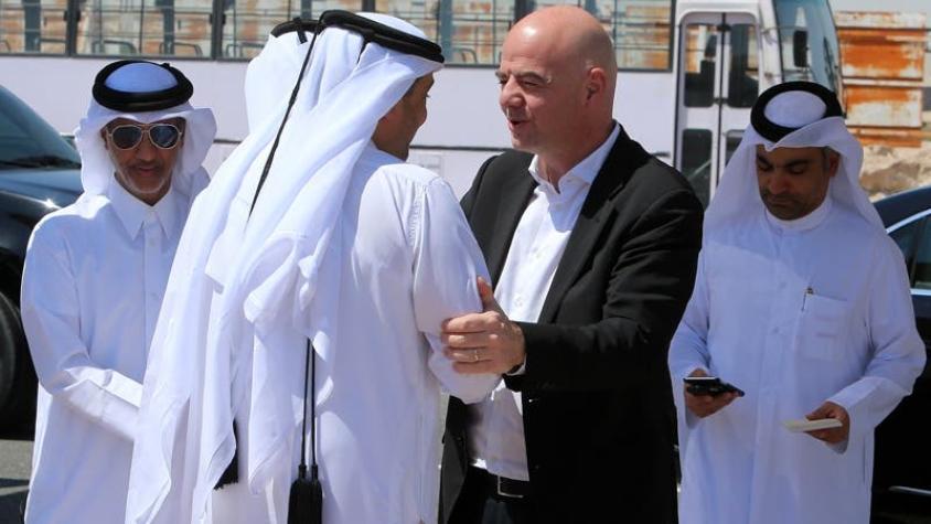 Infantino confiado ante Mundial 2022 pese a compleja situación diplomática en Qatar
