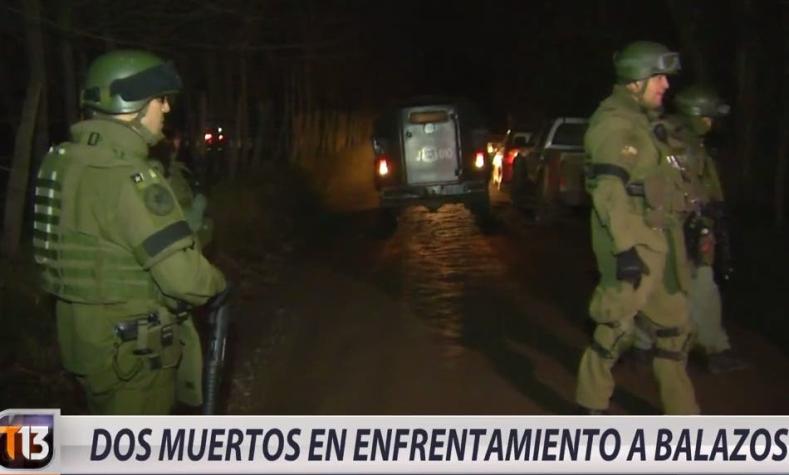 [VIDEO] Dos muertos en enfrentamiento a balazos en La Araucanía