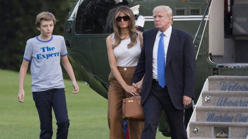 La esperada mudanza de Melania Trump y su hijo Barron a la Casa Blanca