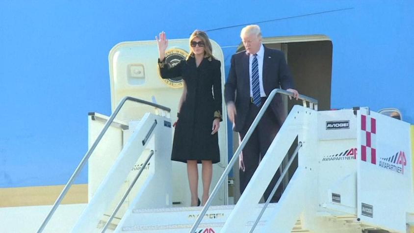 [VIDEO] Melania Trump llega a vivir a la Casa Blanca