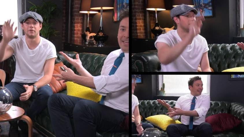 [VIDEO] Niall Horan y Jimmy Fallon desafiados a improvisar canciones con títulos hechos por los fans