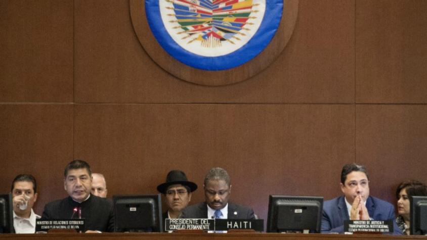 Embajador de Chile ante la OEA acusa “falsedad” y "objetivo comunicacional" en denuncia boliviana