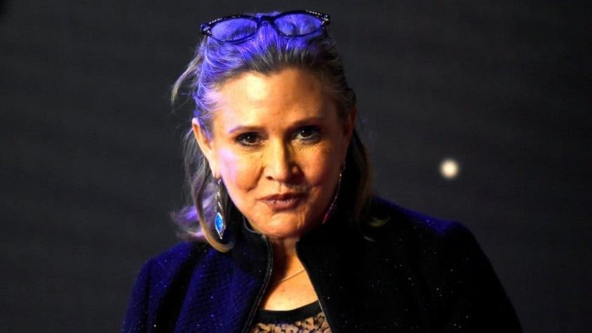 Informe forense de Carrie Fisher determinó que la actriz murió a causa de una apnea del sueño