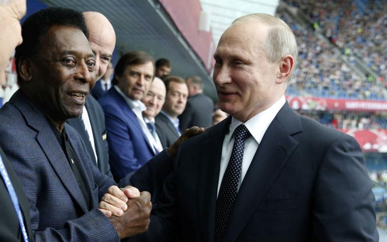 [VIDEO] La notable llegada de Vladimir Putin a la ceremonia inaugural de Copa Confederaciones