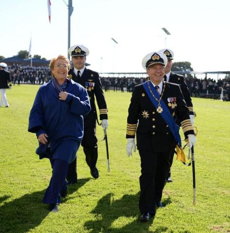 Almirante Julio Leiva asume como nuevo comandante en jefe de la Armada