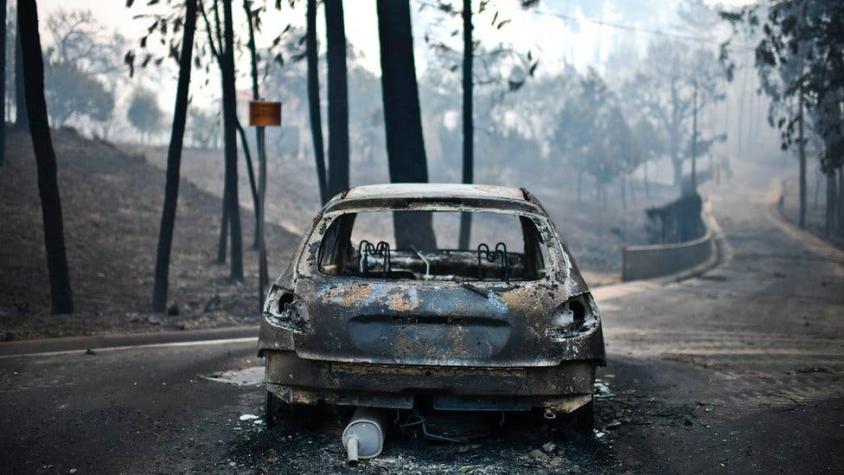Inmenso incendio forestal deja más de 60 muertos en Portugal
