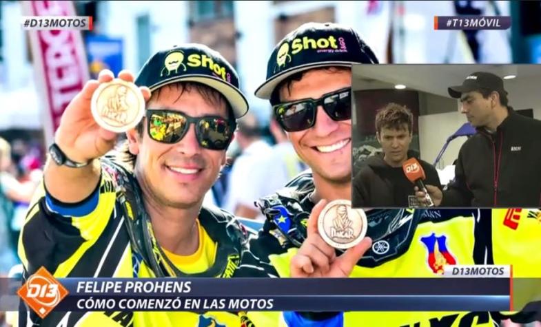 [VIDEO] Piloto Felipe Prohens en D13 motos: “Mi hermano nos inculcó la locura por las motos"