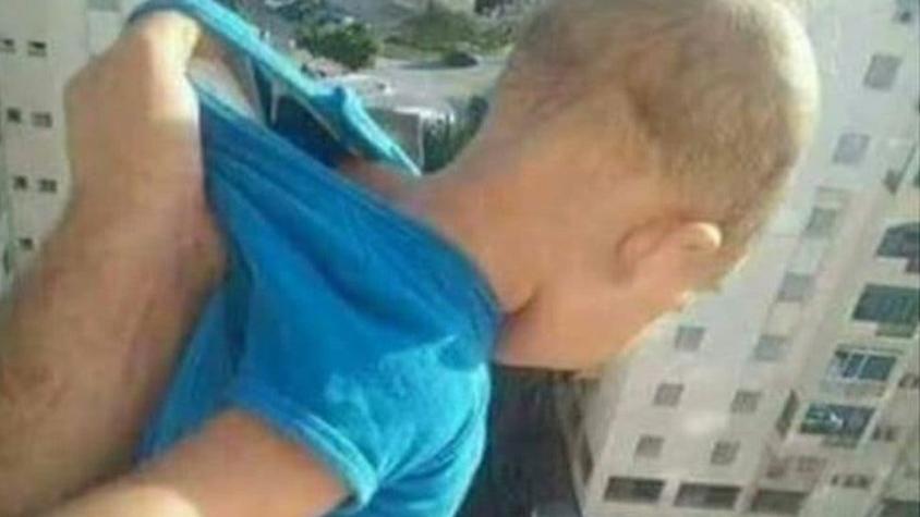 Hombre terminó preso por colgar a un niño de una ventana para conseguir "me gusta" en Facebook