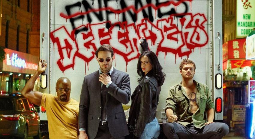 [EXCLUSIVO] Netflix revela el primer afiche de "Marvel's The Defenders"