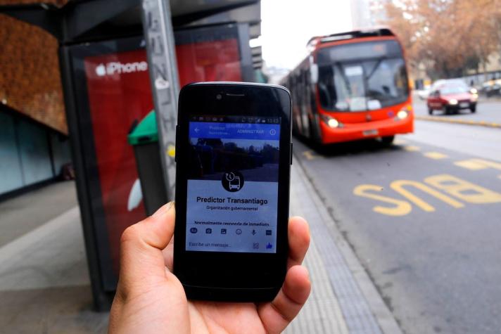 Usuarios del Transantiago podrán saber cuándo viene su bus a través de Facebook y Telegram