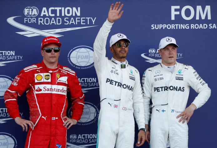 El británico Lewis Hamilton logra la pole en el Gran Premio de Azerbaiyán