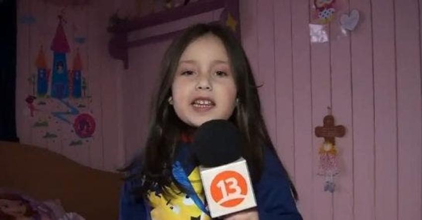 [VIDEO] Anastasia: La niña de 5 años que imita histórico relato de Claudio Palma