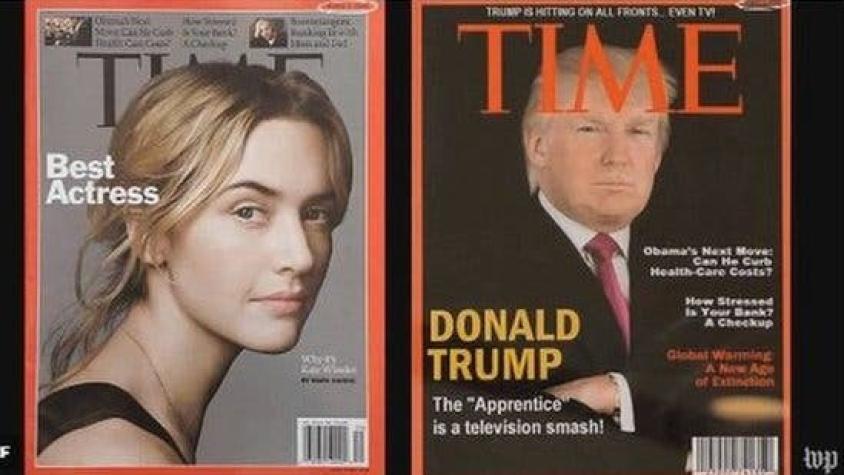 ¿Cómo un periodista descubrió que es falsa la portada de Trump en la revista Time?