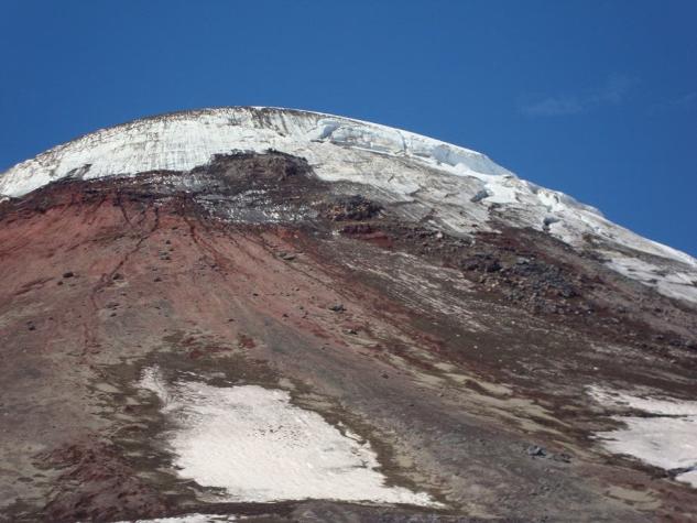 Automovilistas descienden de volcán Osorno tras varias horas atrapados