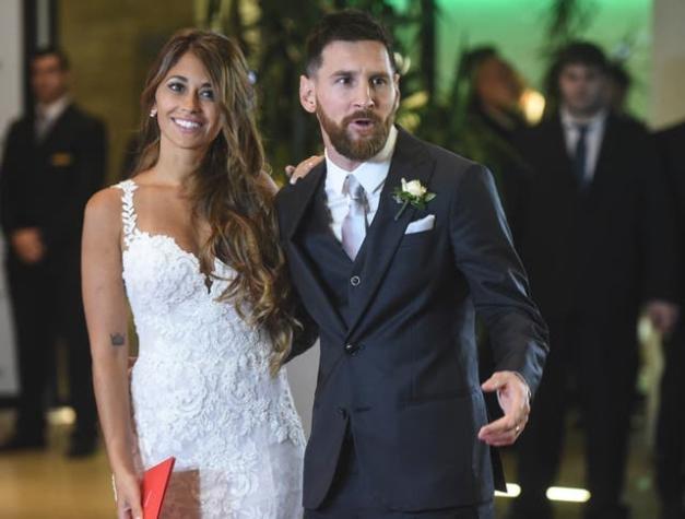 Lionel Messi y Antonella Roccuzzo contraen matrimonio ante varias estrellas del fútbol mundial