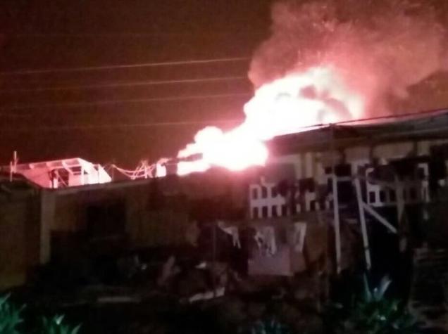 Incendio afecta a viviendas de un campamento en Antofagasta