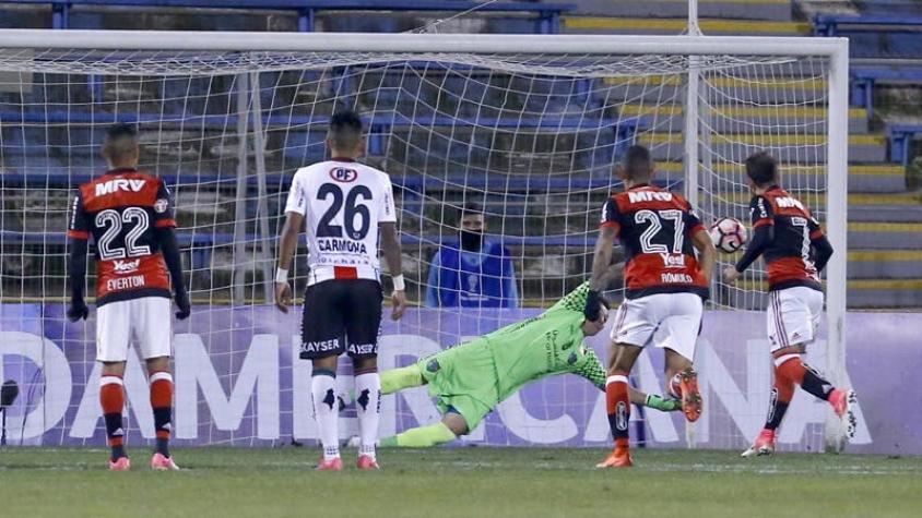 Palestino paga caro sus errores y es goleado por Flamengo en la Copa Sudamericana