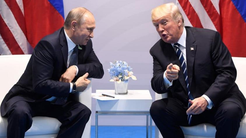 Las dos versiones sobre la reunión de Donald Trump con Vladimir Putin