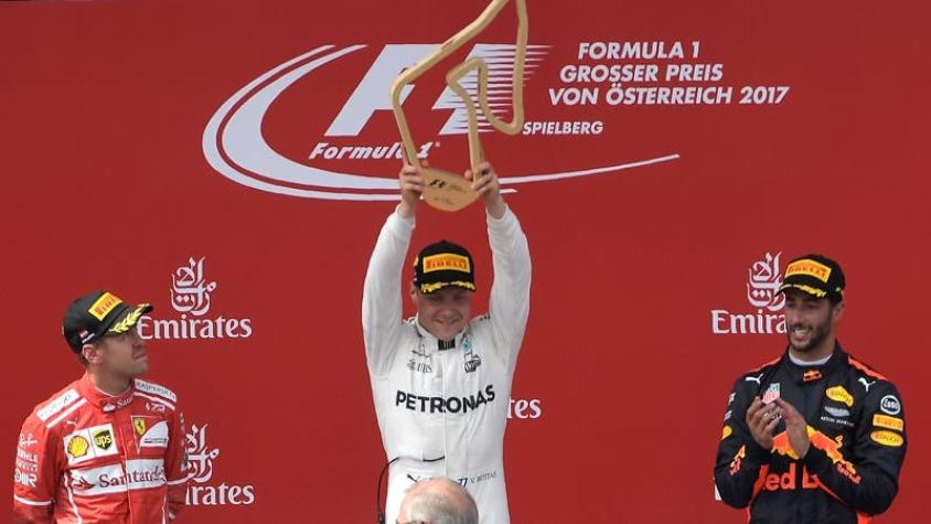 Fórmula 1: Bottas logra su segunda victoria de la temporada en el GP de Austria