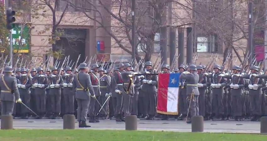 [VIDEO] Ejercito de Chile realiza tradicional juramento a la bandera