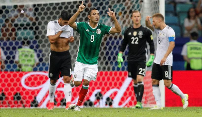 [VIDEO] Golazo de México a Alemania se convierte en el mejor tanto de la Copa Confederaciones 2017