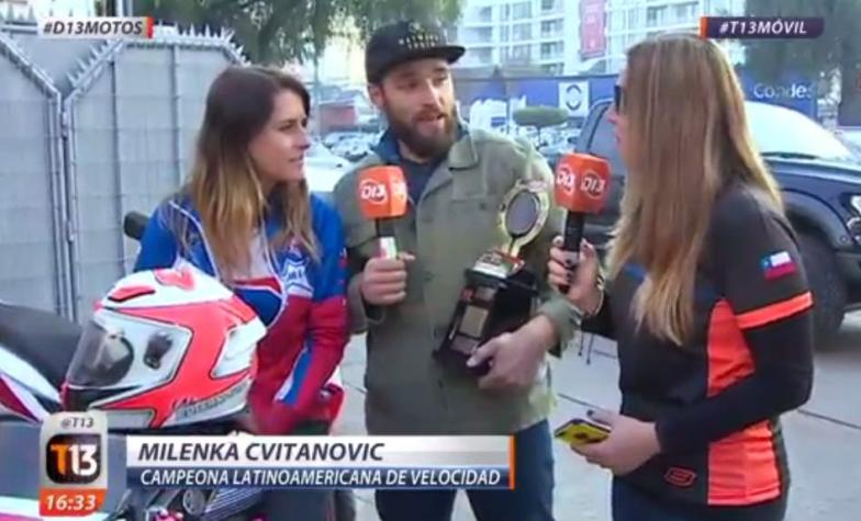 [VIDEO] Milenka Cvitanovic se confiesa en #D13motos tras coronarse campeona de velocidad