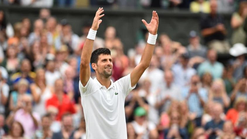 Novak Djokovic bate a Mannarino y se instala en cuartos de final de Wimbledon