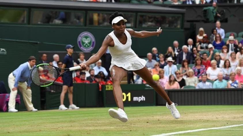 Venus Williams derrota a Ostapenko y avanza a semifinales de Wimbledon