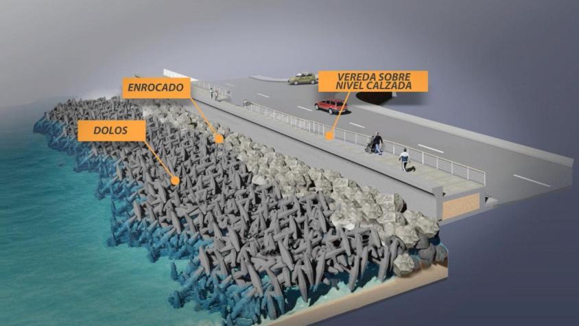 [VIDEO] Muro en borde costero de Viña podría estar listo en 2019