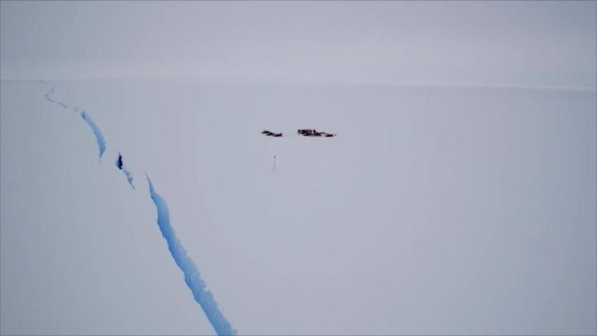 [VIDEO] La grieta gigante en la Antártica que alerta a los científicos
