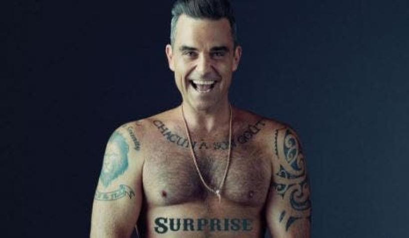 El nuevo desnudo con el que Robbie Williams sorprende a sus fans