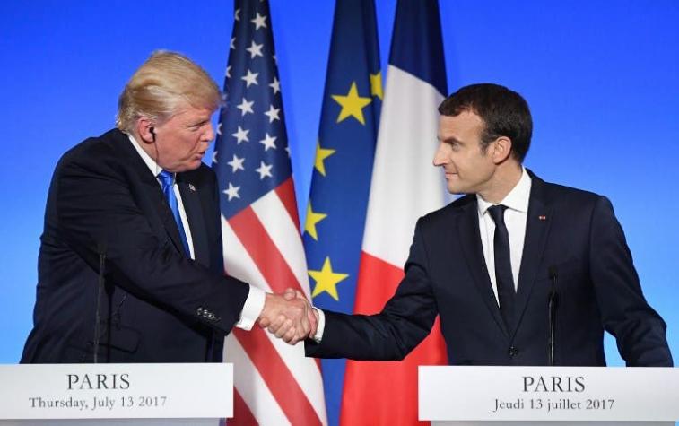 Trump defiende en París a su hijo envuelto en escándalo sobre Rusia