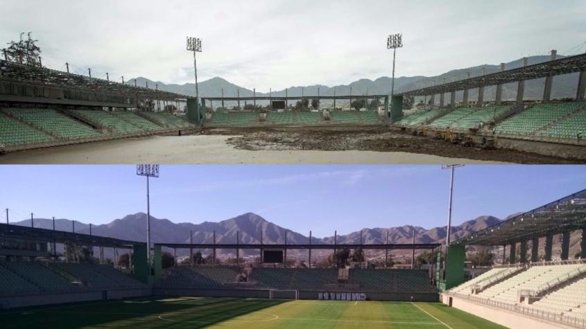 Estadio de Copiapó ya no está bajo el barro: Así luce ahora y se espera reapertura en octubre