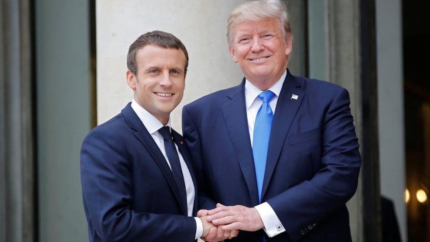 Aliados inesperados: ¿Por qué Trump visita a Macron en París?