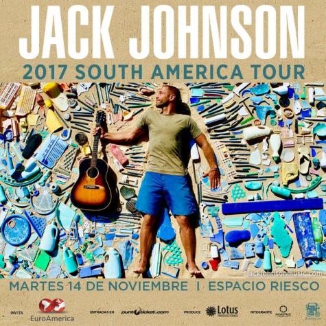 El cantautor Jack Johnson regresa a Chile en noviembre