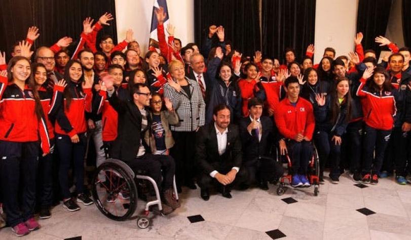 Presidenta Bachelet lanza los II Juegos Sudamericanos de la Juventud Santiago 2017