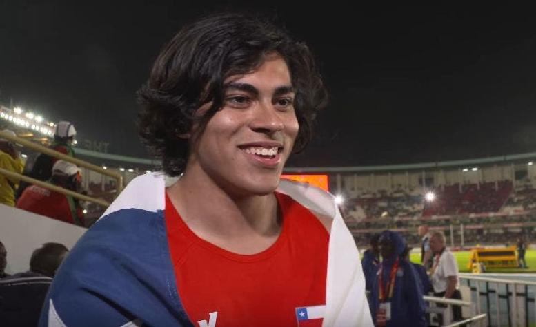 Claudio Romero agradece a su familia y amigos por medalla de oro en Mundial de Atletismo Sub 18