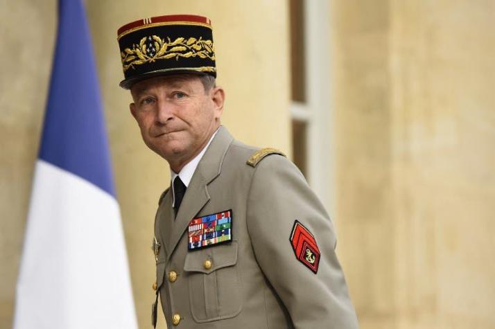 El jefe del Estado mayor de los ejércitos de Francia anuncia su dimisión