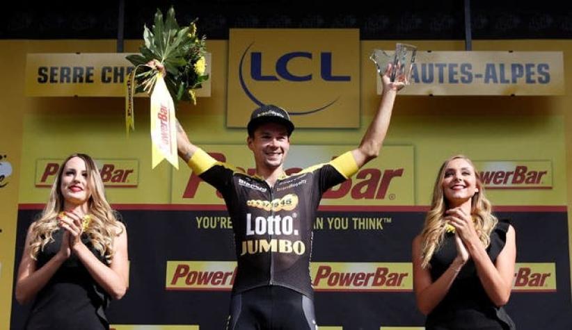 Tour de Francia: esloveno Roglic gana en los Alpes y Urán se coloca segundo en la general