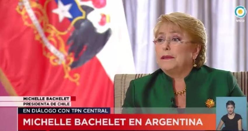 Bachelet y demanda boliviana: "No es posible obligar a dialogar para negociar entrega de soberanía"