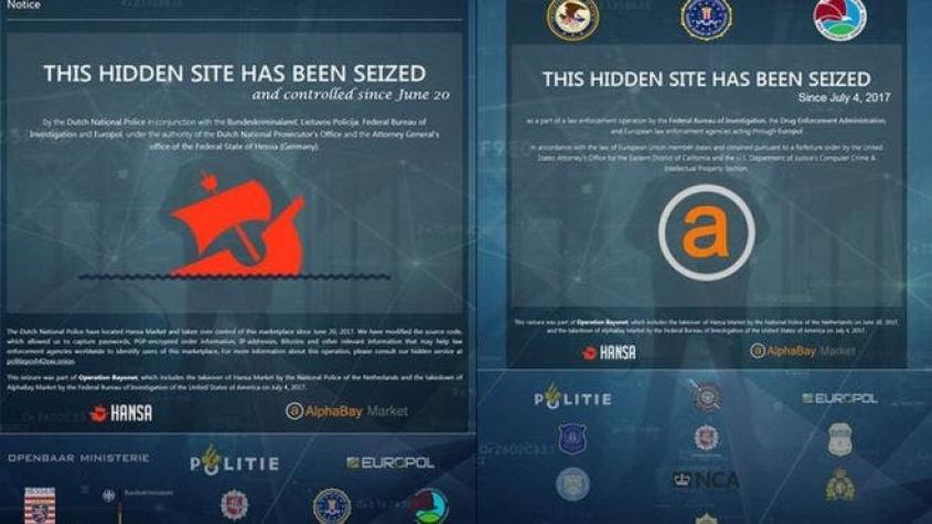 El FBI y Europol cierran AlphaBay y Hansa, dos de los mayores mercados de la internet oscura